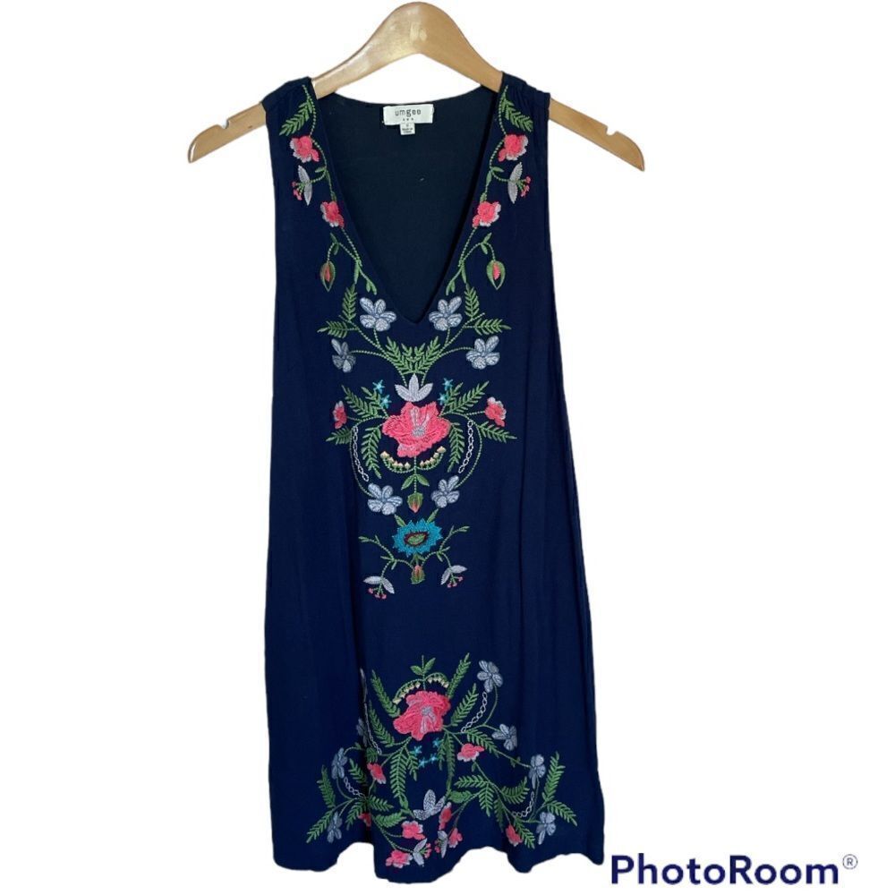 Umgee Boho Embroidered Dress, Small - Picture 2 of 5